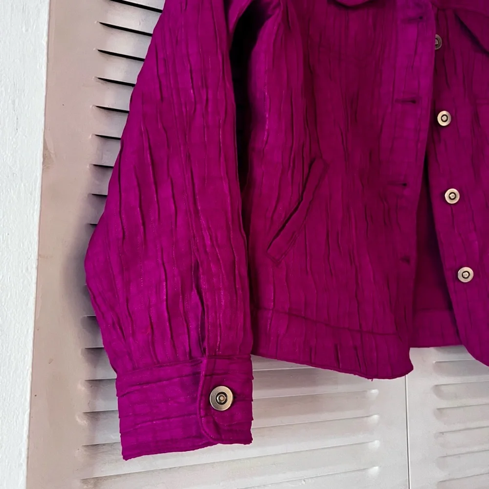 Ruby Rd. Fuchsia Jacket - Picture 2 of 8